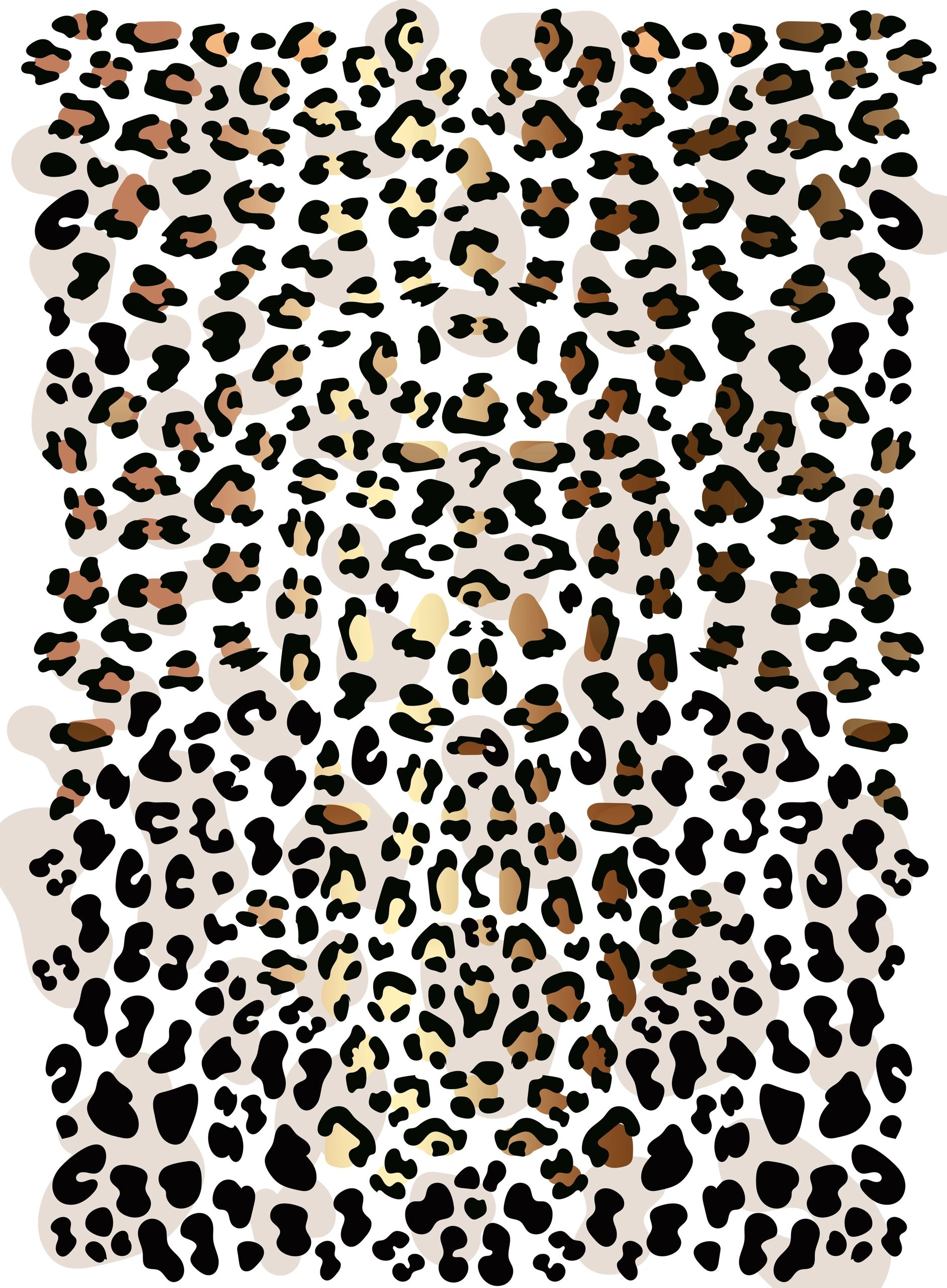 Leopard print illustration