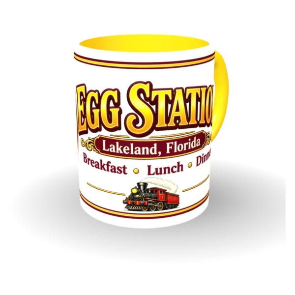 Egg Station Badge Mug