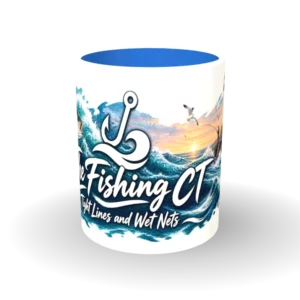 The Fishing CT Lighthouse Mug