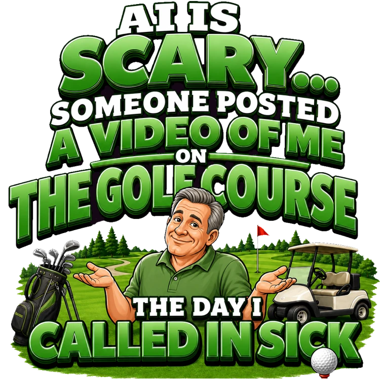 AI Is Scary: Golf Course Sick Day – Golf Design | MRK By Design