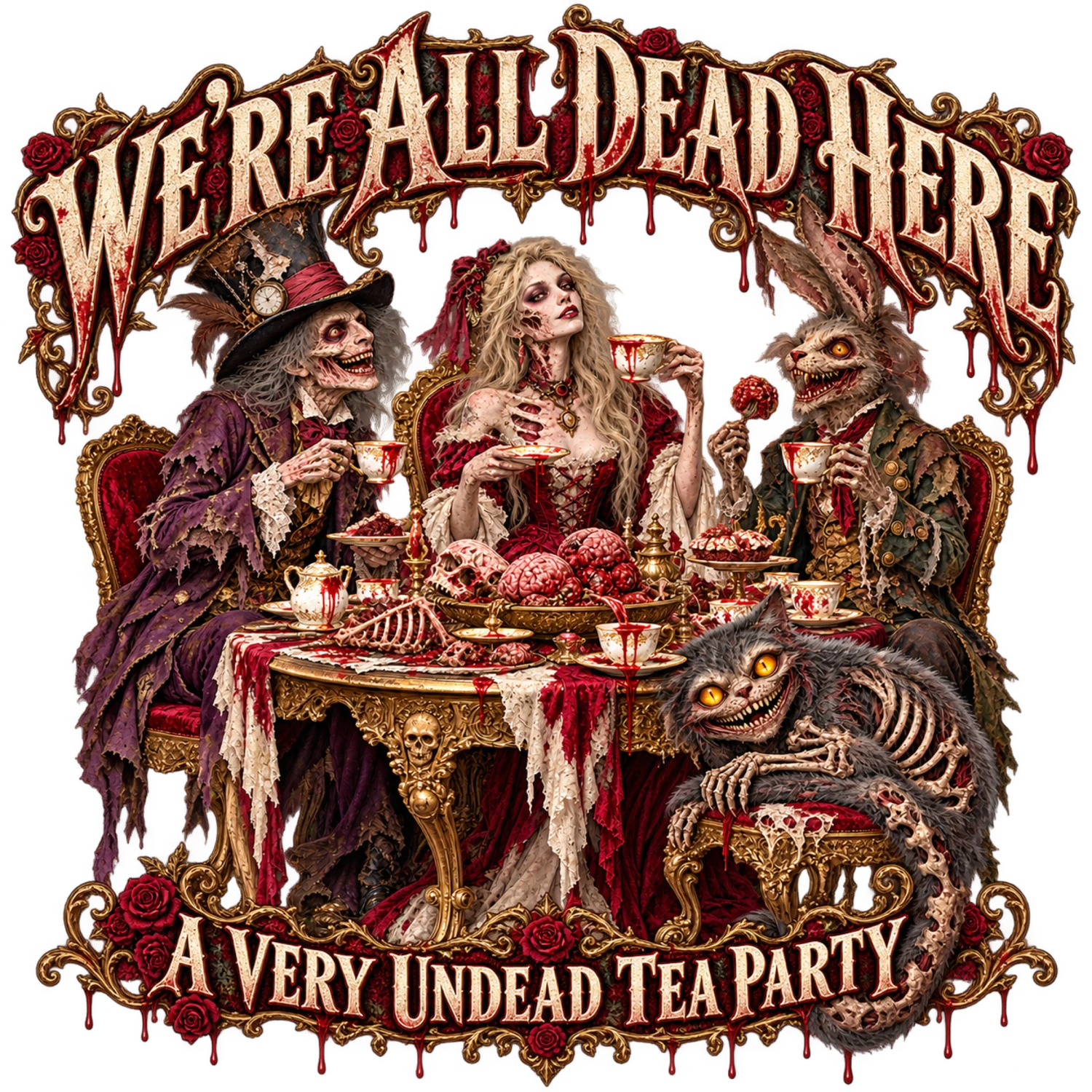 Alice in Deadland: A Very Undead Tea Party – Hocus Pocus Design | MRK By Design