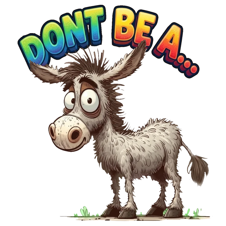 Don't Be a Jack Ass – Around the Barnyard Design | MRK By Design