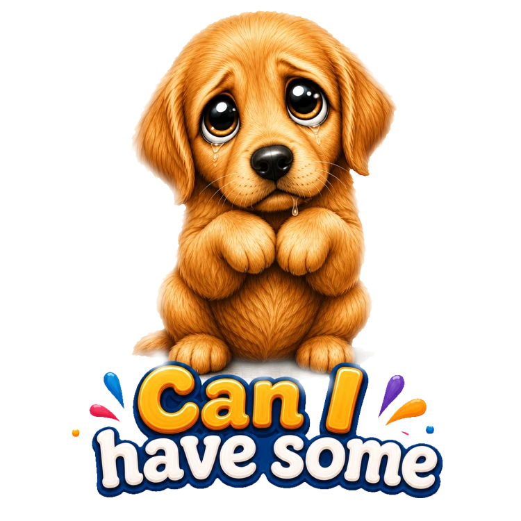 Can I Have Some? Puppy Dog Eyes – Cute Dogs Design | MRK By Design