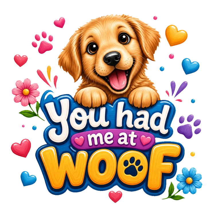 You Had Me at Woof – Cute Dogs Design | MRK By Design