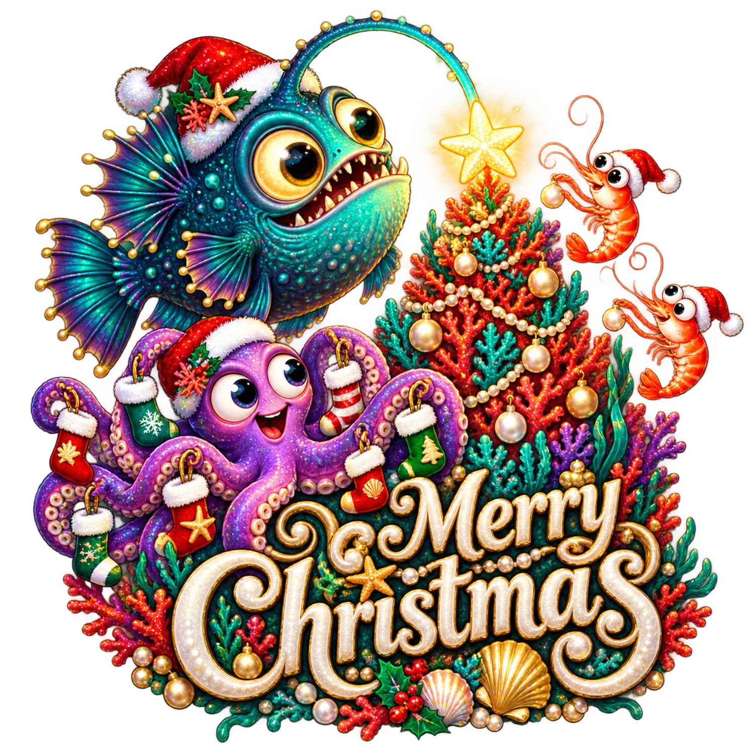 A Very Merry Fishy Christmas – The Christmas Collection Design | MRK By Design