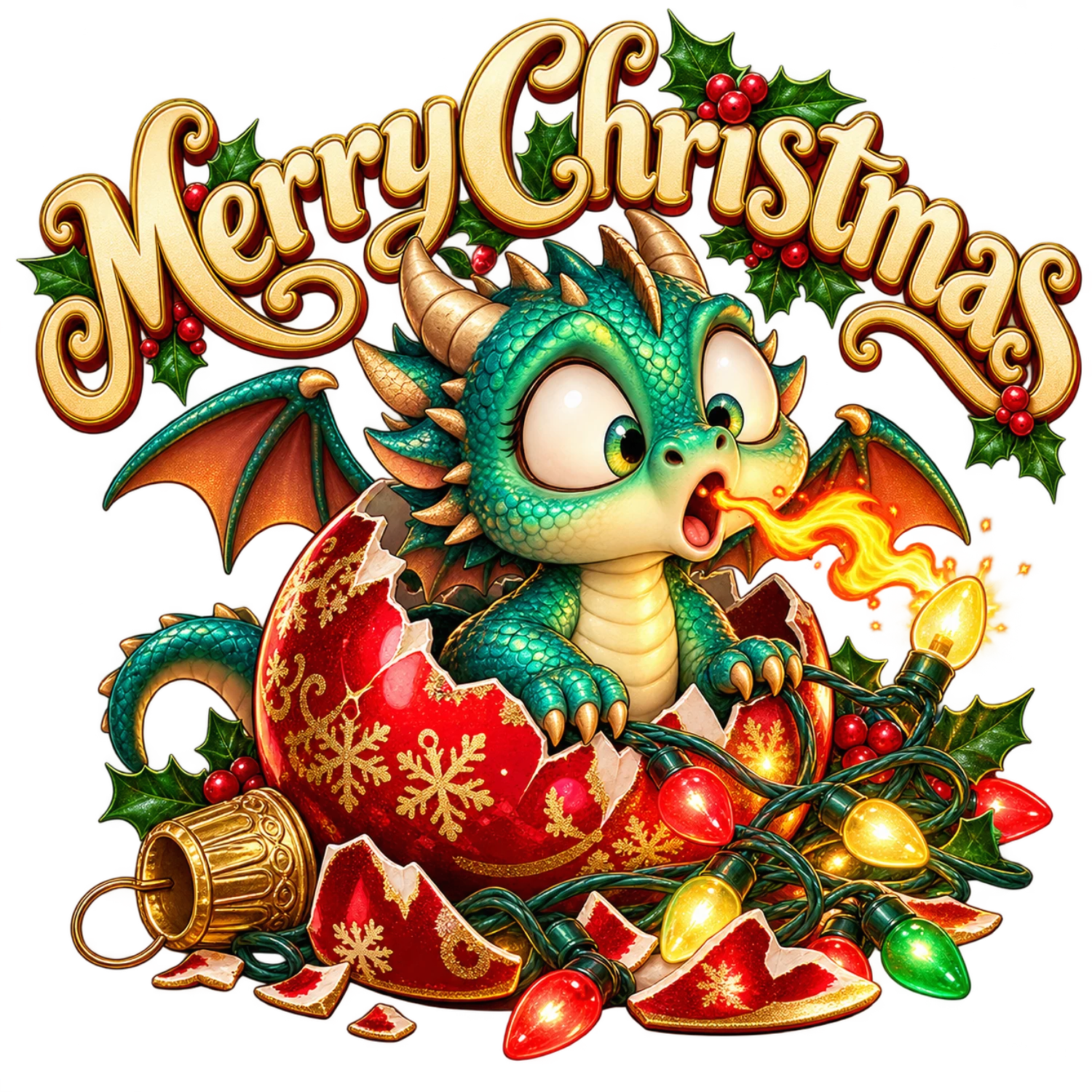 Baby Dragon's First Christmas – The Christmas Collection Design | MRK By Design