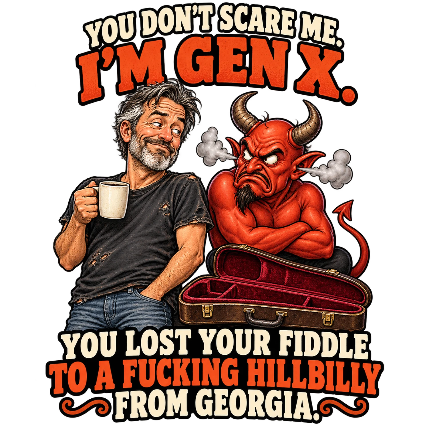 You Don't Scare Me, I'm Gen X – Adult Funnies Design | MRK By Design