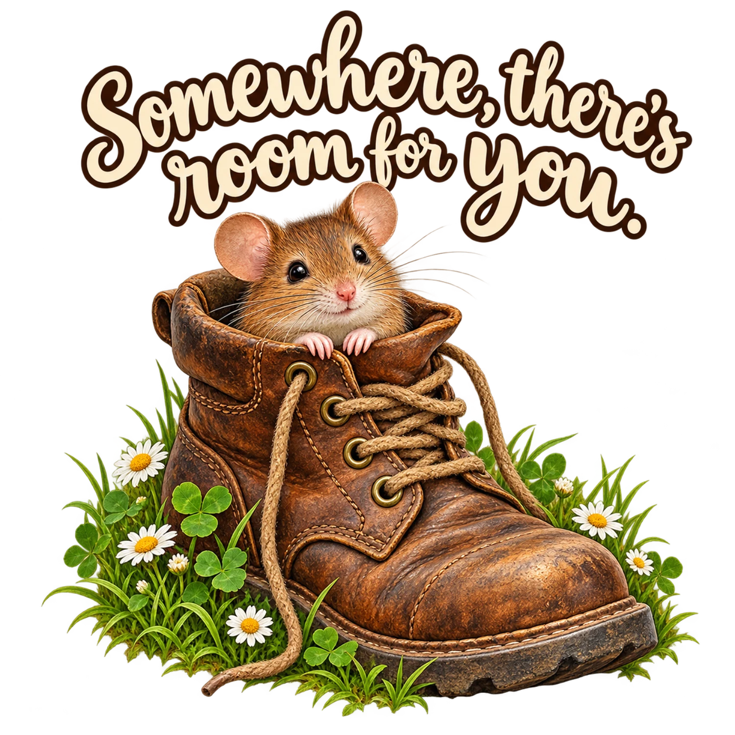 Somewhere, There's Room for You (Mouse) – Forest Creatures Design | MRK By Design
